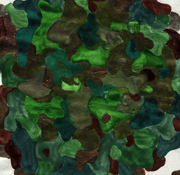 {Panoramic Camouflage Faux-Mecs,} 1999-2001