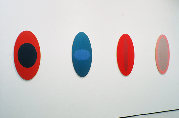 {Oval Paintings Installation,} 1992