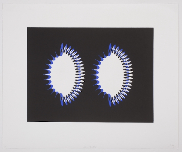 {Edges on Edge - Blue,} 2014