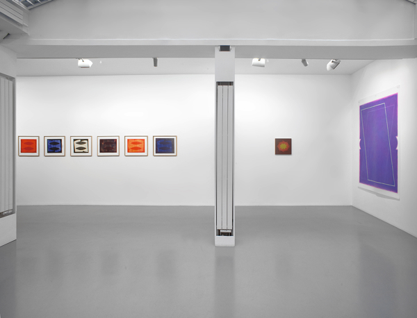 Vue de l'exposition collective Géométriquement douce, Galerie Jean Fournier, Paris, 2017
