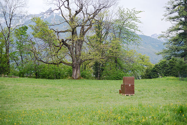 {Fragments de statue d'une divinité,} 2014 (détail)