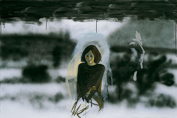 {Muriel sur paysage abandonné,} 2006