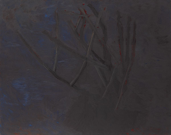 {Rosier en hiver,} 1986