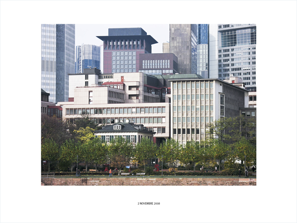 {Quartier d'affaires, Francfort, 2 novembre 2008}