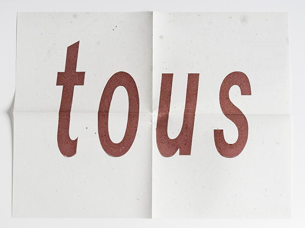 {Tous (Bordeaux, 13 janvier 2012),} 2015