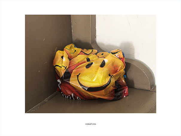 {Sac smileys, Riga, 9 juillet 2016}, 2017