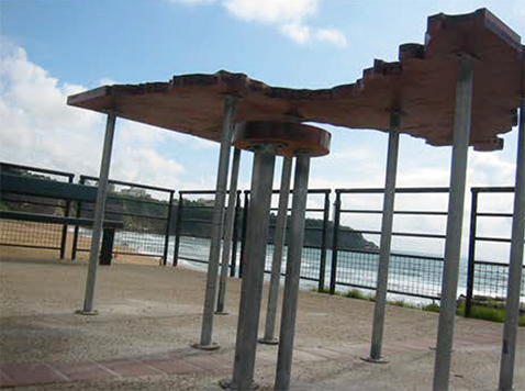 {Table limite,} 2007 (détail)