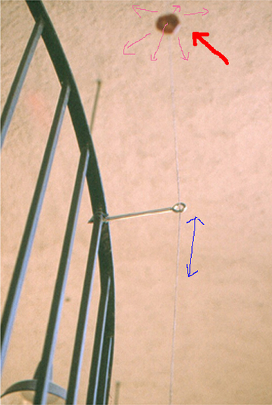 {La machine à faire voler des rondelles de saucissons}, 1989 (détail)