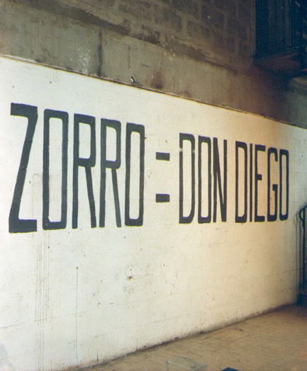 {ZORRO = DON DIEGO}, 1991 