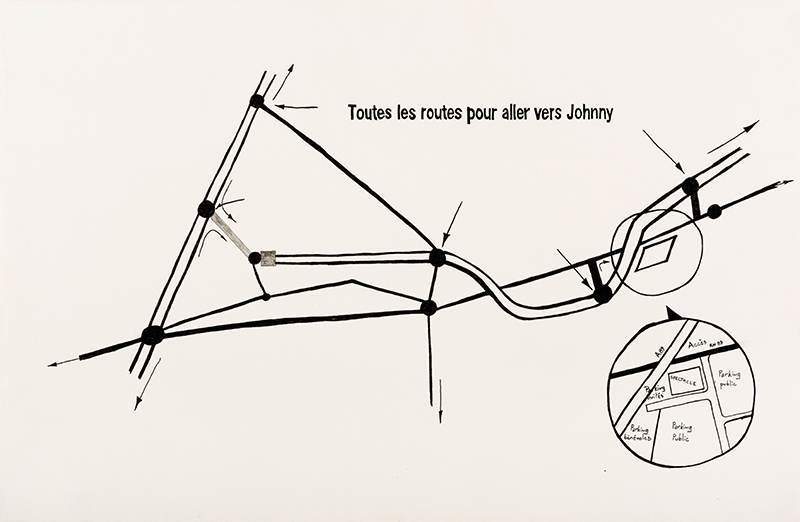{Toutes les routes pour aller vers Johnny,} 2005