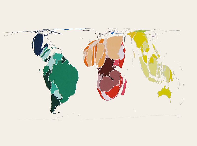 {Forest loss (déforestation),} 2007