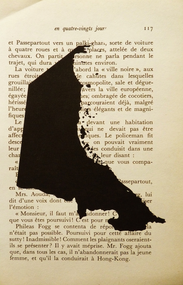 {Les Possessions,} 2013 (détail d'une page)