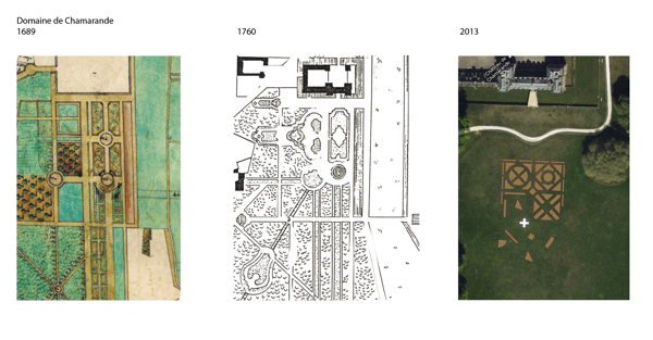 {Jardin à la française sauvage}, 2013 (plans)