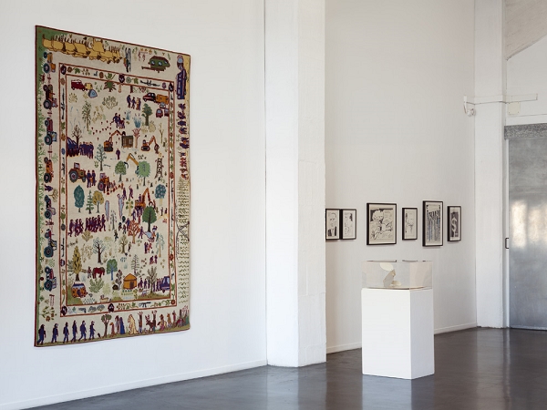 Vue de l'exposition B.D. Factory, Frac Aquitaine, 2017