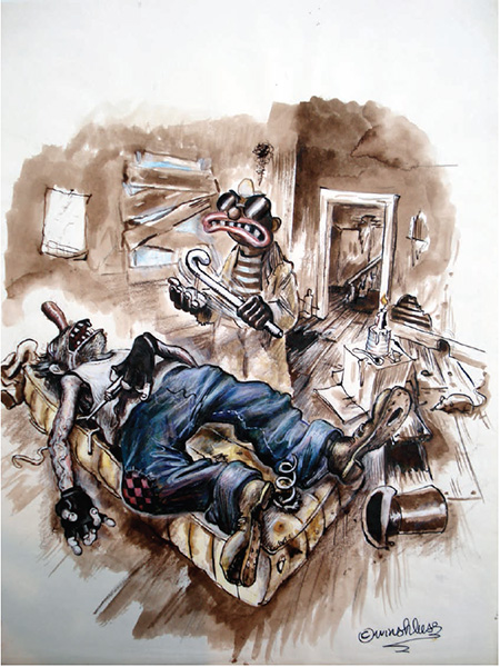 {Pinocchio (Etude planche 121),} 2006