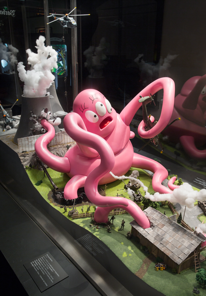 {Barbapatomic,} 2013 (détail)