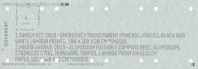 Carton de l'exposition (verso)