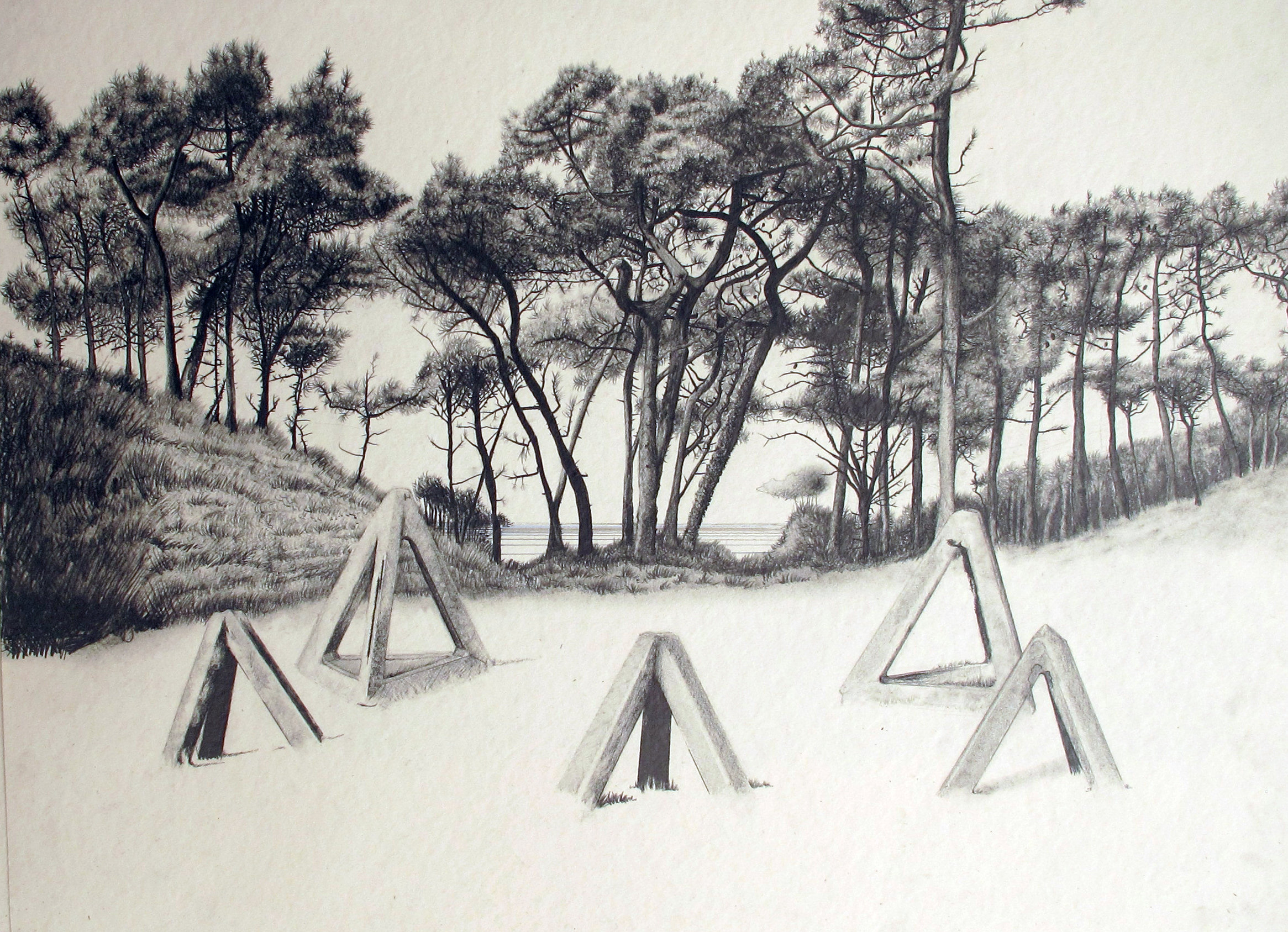 {Tétraèdre, Plouharnel,} 2014