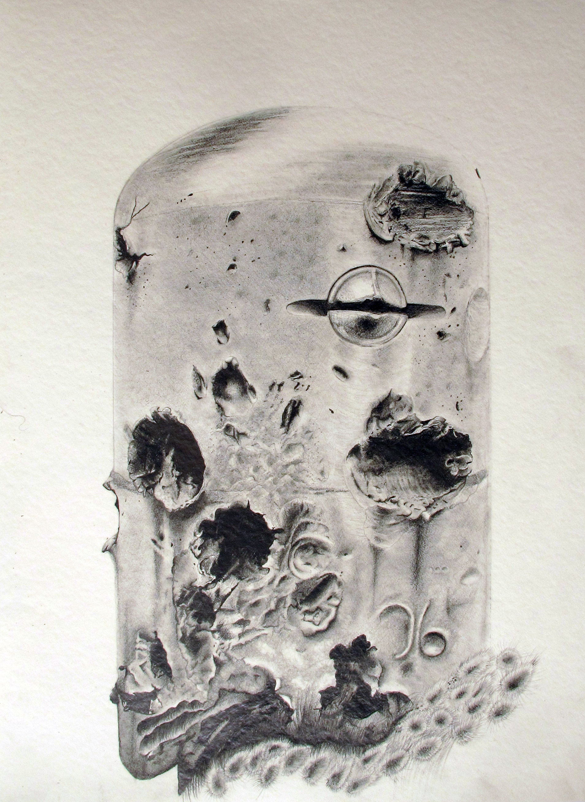 {Cloche blindée, St Malo,} 2014