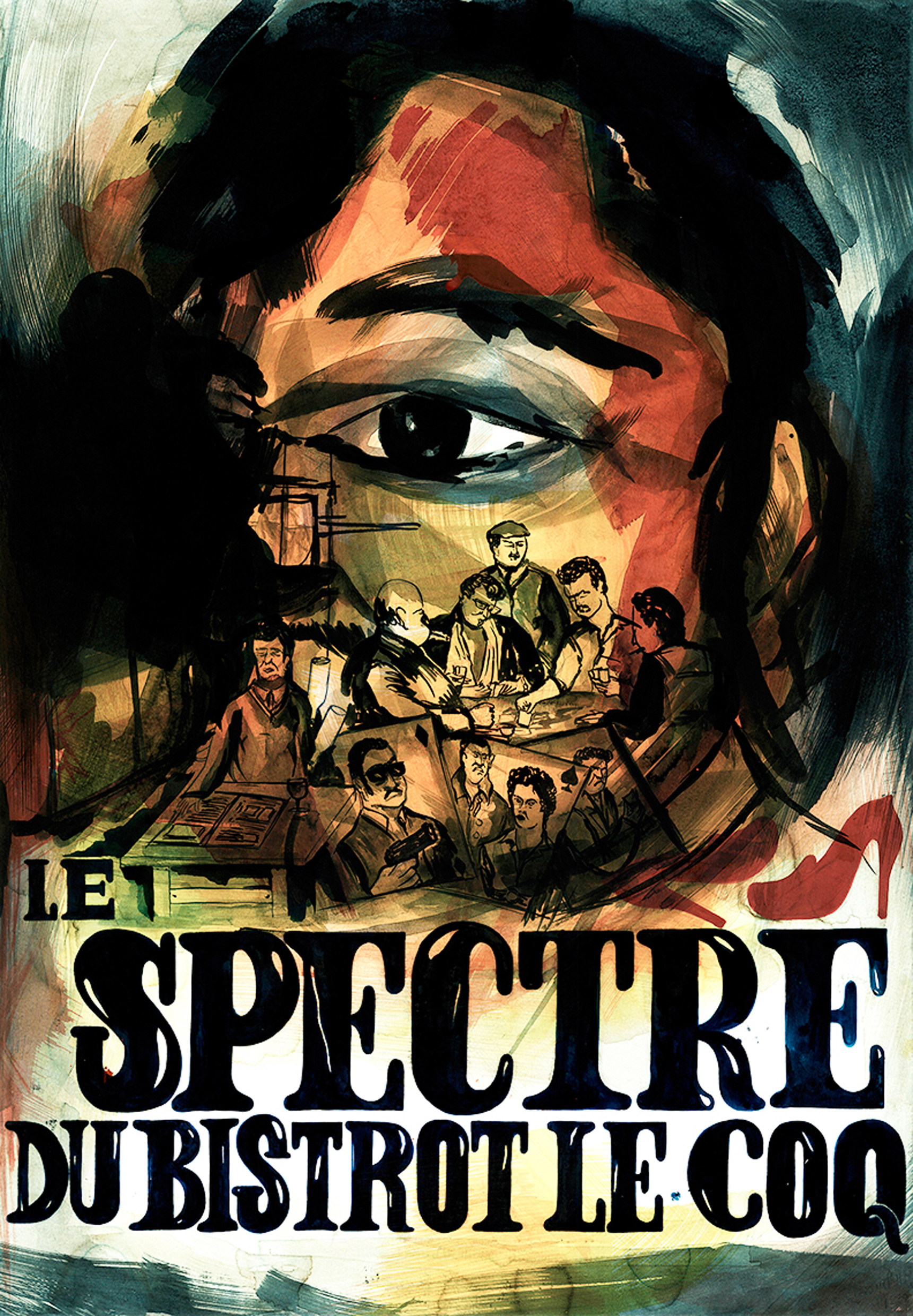 {Le spectre du bistrot Le Coq,} 2014