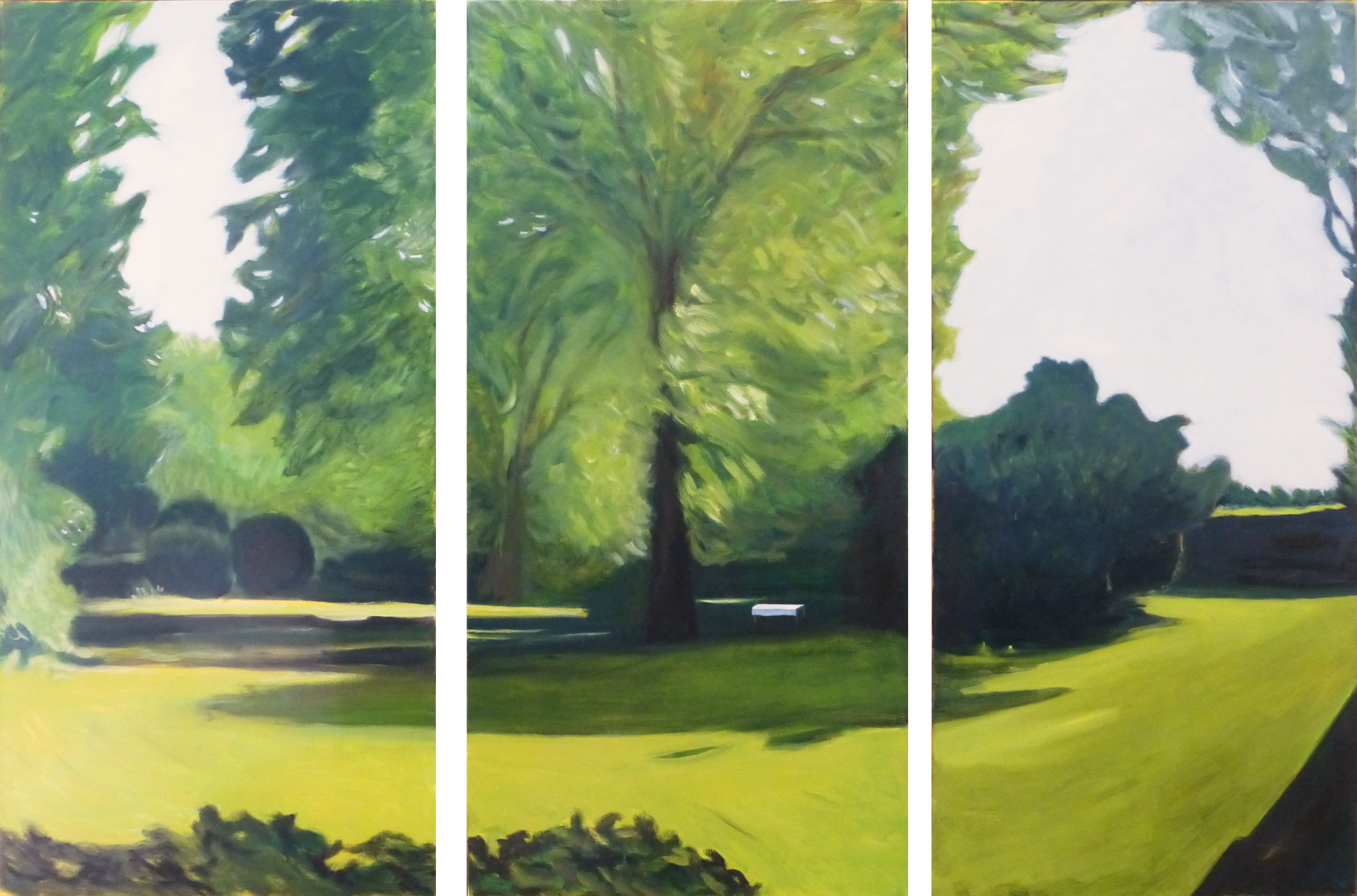 {Parc Fontbonne} (triptyque), 2024