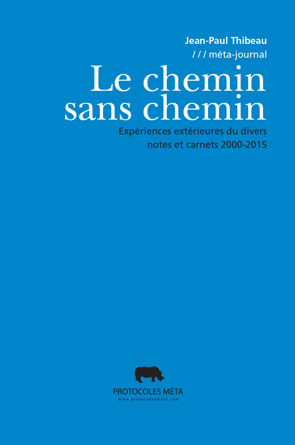 {Le chemin sans chemin}, 2016