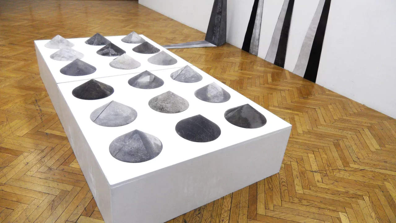 Vue de l'exposition personnelle, Galerie nationale de Bosnie-Herzégovine, Sarajevo, 2016