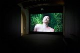 Vue de l'exposition collective Le Pavillon, restitution de la résidence de création internationale, CAPC musée d'art contemporain, Bordeaux, 2018