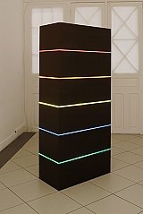 Vue de l'exposition des Nouvelles acquisitions du Frac Aquitaine (2009), Centre culturel François Mitterrand, Périgueux