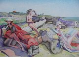 {Les femmes à la plage}, 2014