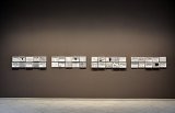 Séries : Vincent van Gogh, 2014-2015. 3 boîtes écran, peinture acrylique, calque Fragments, 2014-2015. 10 sculptures, bois, peinture acrylique, porcelaine Serre, 2014-2015. 6 boîtes écran, peinture acrylique, calque, rouille Empreinte, 2014-2015. 3 boîtes écran, peinture acrylique, calque Vue de l'exposition Erdäpfelzeit (2018), Museum Schloss Moyland, Bedburg-Hau, (Allemagne)