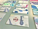 Cartes de visites du site internet réalisées par les élèves lors d'un atelier