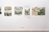 Vue de l'exposition Castor, l'amant de la rivière, Artothèque de Caen, 2024