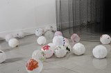 Vue de l'exposition Rêve de Vol-Overground, ENAC, Toulouse, 2010