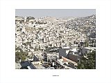 {Depuis le rempart sud : Jérusalem est et le mur de séparation #5, Jérusalem, 25 août 2011}