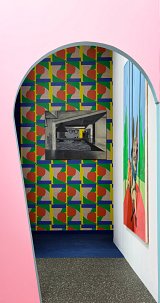 Vue de l'exposition {Merci de bien vouloir}, les arts au mur artothèque, Pessac, 2022