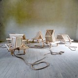 {Les roches errantes, d'après Tony Smith}, 2019