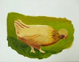 {Les poules, même en peinture (12)}, 2019