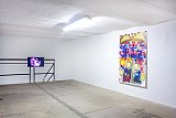 Mur de gauche : Sven Loven, Father and Me, 2016 Paul Barsch, Stoic and Stout, 2016 