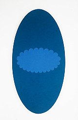 {Oval Painting 2 Blues,} 1992