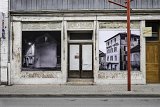 Vue de l'installation de la série Couvent de Massip - Sans titre 8, exposition de fin de résidence, dans le cadre de L'Autre Festival organisé par l'association « Derrière le Hublot », Capdenac gare (Aveyron), 2015