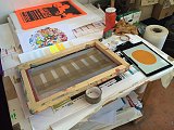Documentation des étapes de production de la sérigraphie