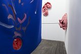 Vue de l'exposition Sommeil léger, Galerie Mon Chéri, Bruxelles (B), 2016