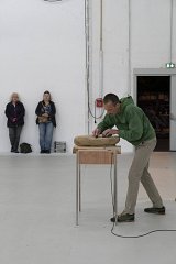 Vue de la performance sonore proposée dans le cadre de « Les jours de pleine lune #13 », la Tôlerie, Clermont-Ferrand