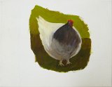 {Les poules, même en peinture (10)}, 2019