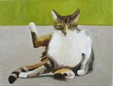 {La chatte fait sa toilette}, 2020