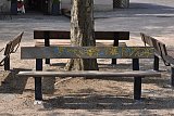 {4 bancs publics,} Chatou, 2011