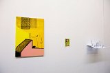 {Sans titre,} 2018 (à gauche)