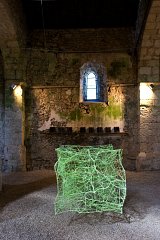 Vue de l'exposition Enfilades (2020), Lieu d'Art Contemporain Le Prieuré de Pont-Loup, Moret-Loing-et- Orvanne
