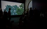 Vue de l'exposition collective Le Pavillon, restitution de la résidence de création internationale, CAPC musée d'art contemporain, Bordeaux, 2018